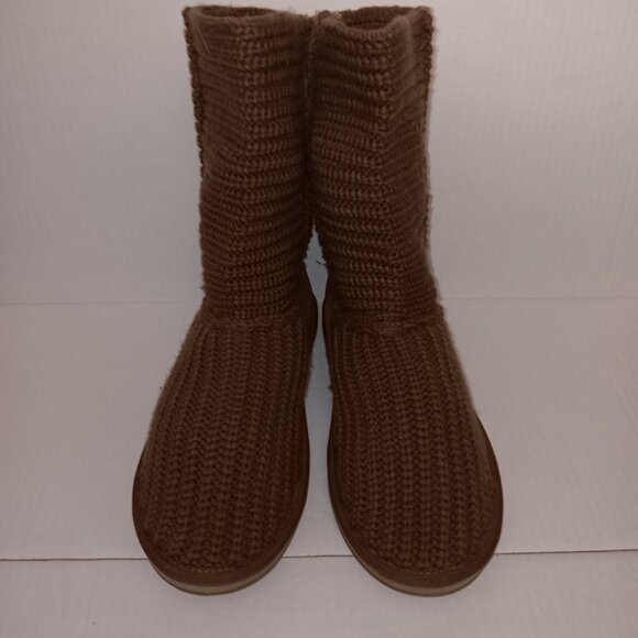 SKECHERS USA KNITTED SWEATER BOOTS - Picture 13 of 13